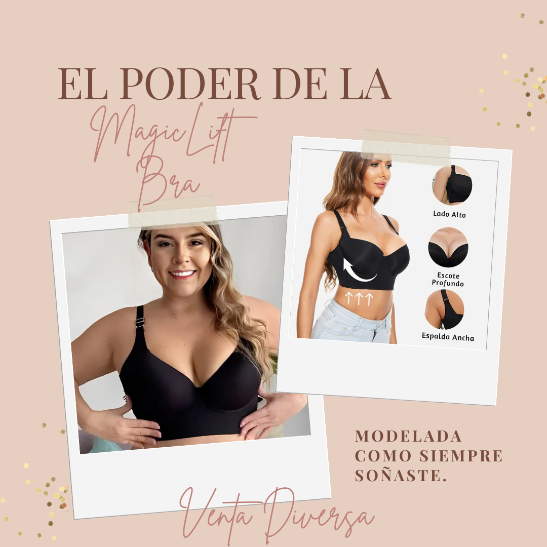 MagicLift Bra -  Compra 1 y llévate 2    Eleva tu Confianza, Siente el Confort.